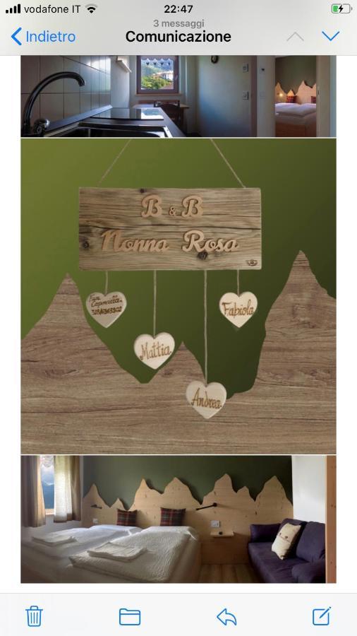 B And B Nonna Rosa Vista Lagorai Capriana Εξωτερικό φωτογραφία